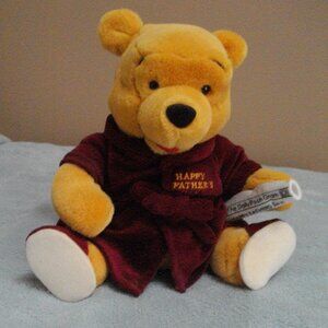 Disney Winnie the Pooh Bear Gram Happy Father's Day stuffed bear.